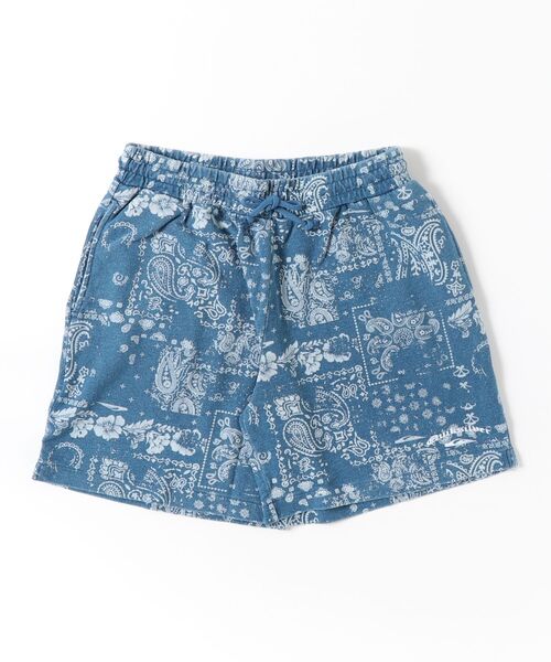 Quiksilver(クイックシルバー)の「クイックシルバー QUIKSILVER MERCURY PAISLEY BAGGY SWEAT SHORTS(スウェットパンツ・メンズ・アイボリー/ブルー・S/M/L/LL)」の13枚目の写真