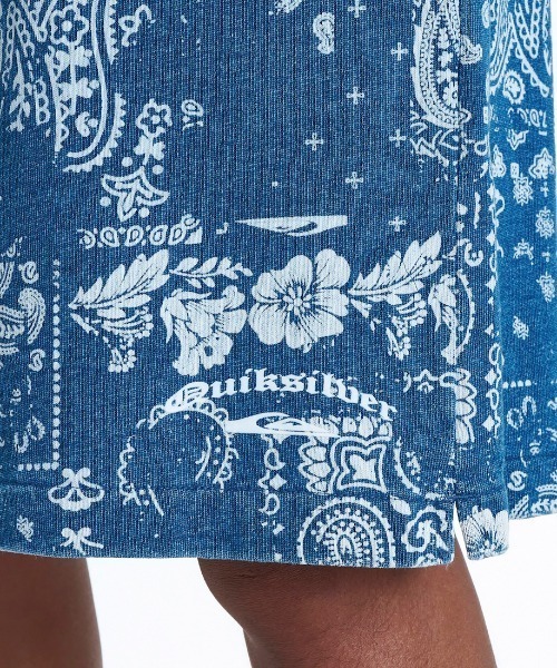 Quiksilver(クイックシルバー)の「クイックシルバー QUIKSILVER MERCURY PAISLEY BAGGY SWEAT SHORTS(スウェットパンツ・メンズ・アイボリー/ブルー・S/M/L/LL)」の9枚目の写真