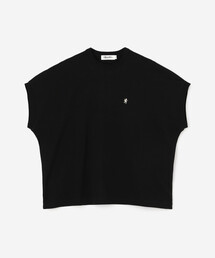 Gymphlex | コットン クルーネックキャップスリーブTシャツ WOMEN