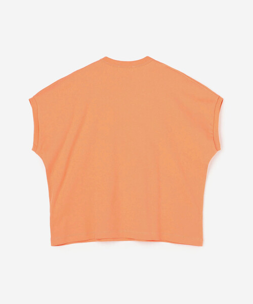 GYMPHLEX（ジムフレックス）の「Gymphlex | コットン クルーネックキャップスリーブTシャツ WOMEN（Tシャツ/カットソー・レディース・ブラック/ホワイト/オレンジ・14）」の5枚目の写真
