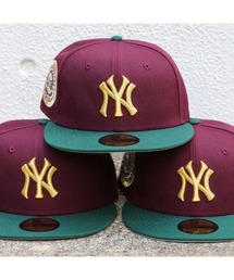 NEW ERA（ニューエラ）の「ニューエラ【NEW ERA】- ニューヨークヤンキース【New York Yankees 1942 All Star Game 59Fifty Maroon/Green】（キャップ）」