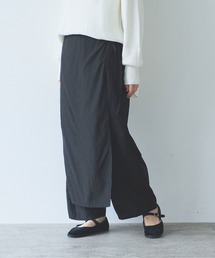 cotton cupra product dye wrap pants