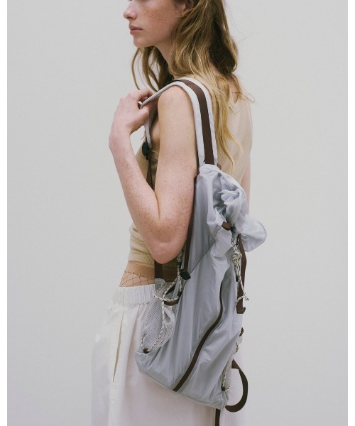 TODAYFUL(トゥデイフル)の「Useful Sheer Backpack 12611002(ショルダーバッグ・メンズ・ブラック/ライトブルー・FREE)」の18枚目の写真