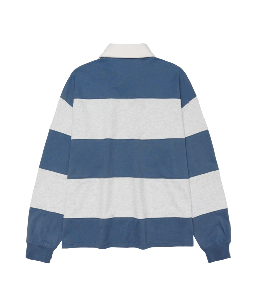 AMESWORLDWIDE(アメスワールドワイド)の「BIG STRIPE RUGBY LS TEE BLUE(Tシャツ/カットソー・レディース・その他・SMALL/MEDIUM/LARGE)」の13枚目の写真