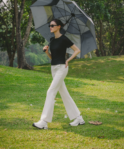 OBER GOLF(オーベルゴルフ)の「ソフトメッシュハーフスリーブベーストップ(ブラック)(Tシャツ/カットソー・レディース・ブラック・FREE)」の3枚目の写真
