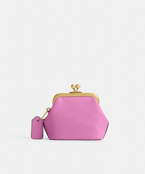 COACH(コーチ)の「【COACH | BRAIN DEAD】キスロック ネック ポーチ・ゼルクス エイリアン(コインケース・レディース・ピンク系その他・ONE)」の2枚目の写真