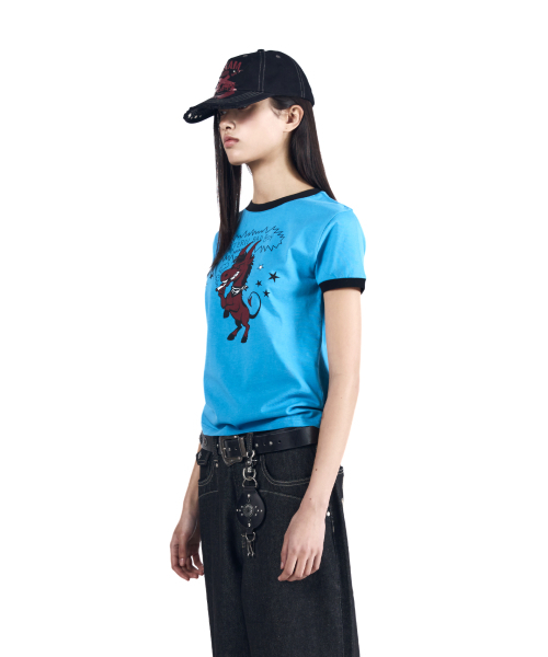 AAKAM(アーカム)の「Bad Horse Ringer Top (Blue)(Tシャツ/カットソー・レディース・その他・1/2/3)」の16枚目の写真