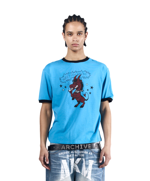 AAKAM(アーカム)の「Bad Horse Ringer Top (Blue)(Tシャツ/カットソー・レディース・その他・1/2/3)」の10枚目の写真