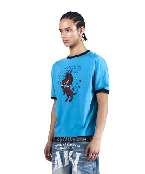 AAKAM(アーカム)の「Bad Horse Ringer Top (Blue)(Tシャツ/カットソー・レディース・その他・1/2/3)」の11枚目の写真