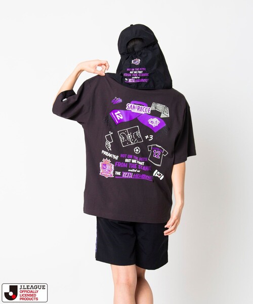 FREAK'S STORE(フリークスストア)の「J.LEAGUE×FREAK'S STORE 別注 SUPPORTERS NYLON SHORTS 【サンフレッチェ広島】(その他パンツ・メンズ・チャコールグレー/ブラック・SMALL/MEDIUM/LARGE)」の3枚目の写真