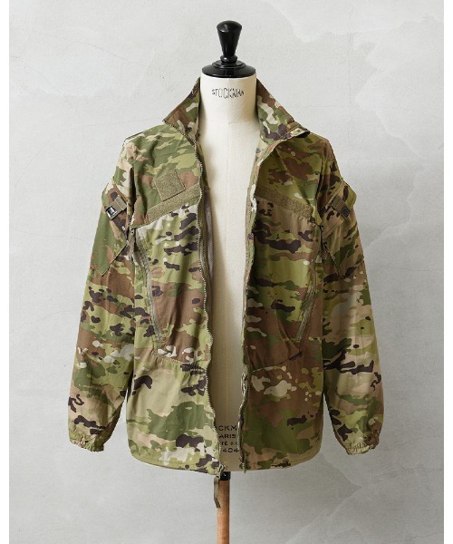 MILITARY(ミリタリー)の「実物 新品 デッドストック 米軍 ECWCS GEN3 LEVEL4 ウィンドジャケット OCP(ミリタリージャケット・メンズ・グリーン系カモフラージュ・M-Regular)」の4枚目の写真