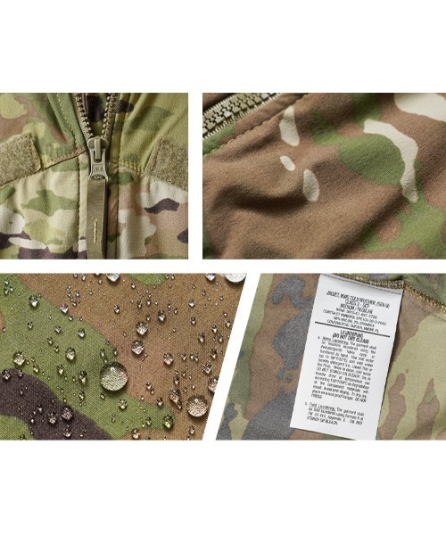 MILITARY(ミリタリー)の「実物 新品 デッドストック 米軍 ECWCS GEN3 LEVEL4 ウィンドジャケット OCP(ミリタリージャケット・メンズ・グリーン系カモフラージュ・M-Regular)」の8枚目の写真