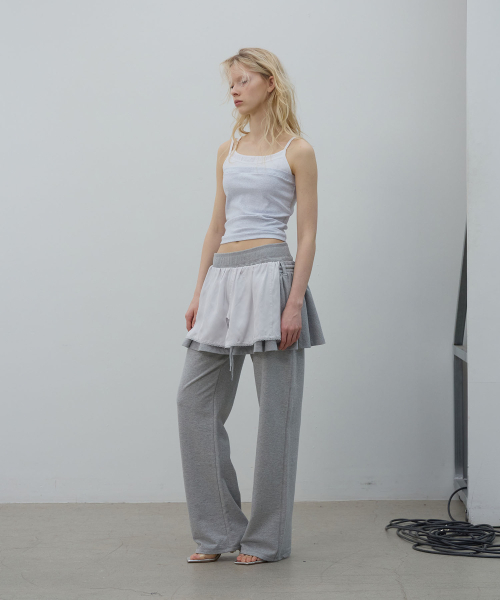 LCDC TM(エルシーディーシーティーエム)の「TRIPLE LAYERED TOP (LIGHT GREY)(Tシャツ/カットソー・レディース・その他・SMALL/MEDIUM)」の4枚目の写真