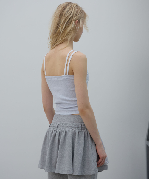 LCDC TM(エルシーディーシーティーエム)の「TRIPLE LAYERED TOP (LIGHT GREY)(Tシャツ/カットソー・レディース・その他・SMALL/MEDIUM)」の7枚目の写真