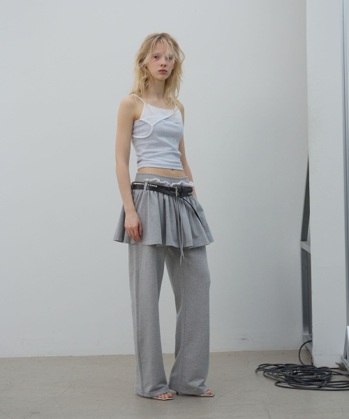 LCDC TM(エルシーディーシーティーエム)の「TRIPLE LAYERED TOP (LIGHT GREY)(Tシャツ/カットソー・レディース・その他・SMALL/MEDIUM)」の9枚目の写真