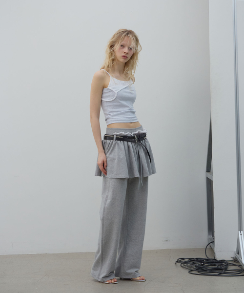LCDC TM(エルシーディーシーティーエム)の「TRIPLE LAYERED TOP (LIGHT GREY)(Tシャツ/カットソー・レディース・その他・SMALL/MEDIUM)」の10枚目の写真