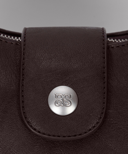 ASON(アズオン)の「MOTE STUD BAG / BROWN(ショルダーバッグ・レディース・その他・FREE)」の4枚目の写真