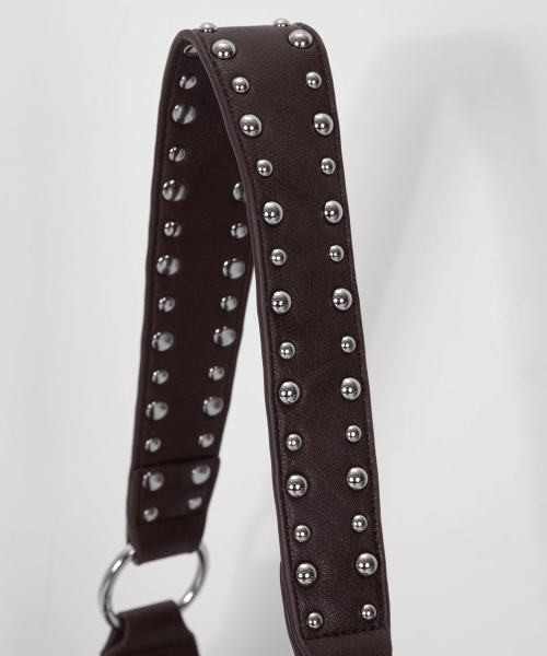ASON(アズオン)の「MOTE STUD BAG / BROWN(ショルダーバッグ・レディース・その他・FREE)」の7枚目の写真