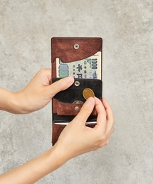 com-ono（コムォノ）の「com-ono コモノ / PUEBLO LEATHER SLIM SMART WALLET プエブロレザー二つ折り革財布 ミニウォレット / SLIM-005pb（財布）」