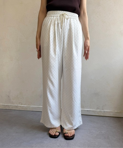 Thevon(ゼボン)の「ドットイージーパンツ(その他パンツ・レディース・アイボリー/ブラック/オフホワイト・FREE)」の22枚目の写真