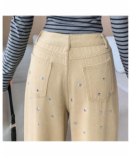 inst.ALL(インストール)の「ランダムメタルワイドパンツ(その他パンツ・レディース・ベージュ・L)」の9枚目の写真