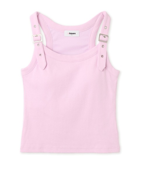 atmos pink（アトモスピンク）の「atmos pink Belt Tank Top  / アトモス ピンク ベルト タンクトップ（タンクトップ・レディース・ホワイト/ブラック/ピンク・FREE）」の3枚目の写真