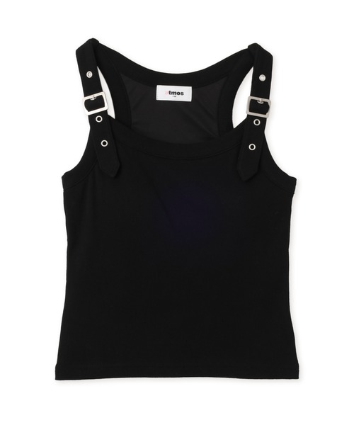atmos pink（アトモスピンク）の「atmos pink Belt Tank Top  / アトモス ピンク ベルト タンクトップ（タンクトップ・レディース・ホワイト/ブラック/ピンク・FREE）」の2枚目の写真