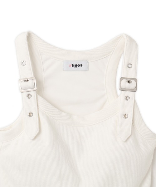 atmos pink（アトモスピンク）の「atmos pink Belt Tank Top  / アトモス ピンク ベルト タンクトップ（タンクトップ・レディース・ホワイト/ブラック/ピンク・FREE）」の12枚目の写真