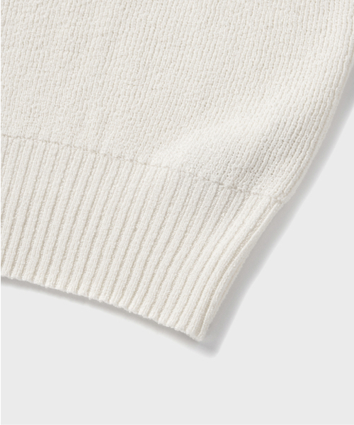 NONBLANK（ノンブランク）の「ラグランハーフスリーブカラークロップニット_IVORY（ニット/セーター・レディース・その他・SMALL）」の5枚目の写真
