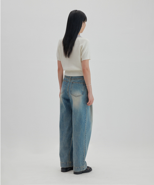NONBLANK（ノンブランク）の「ラグランハーフスリーブカラークロップニット_IVORY（ニット/セーター・レディース・その他・SMALL）」の10枚目の写真