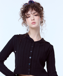 PA HOODIE CARDIGAN(BLACK)