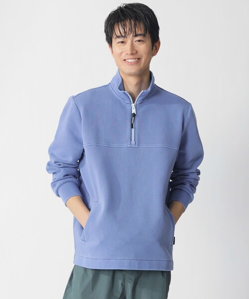 ECOALF(エコアルフ)の「ALEX ピグメント プルオーバー / ALEX SWEATSHIRT MAN(パーカー・メンズ・ロイヤルブルー・S/M/L)」の2枚目の写真