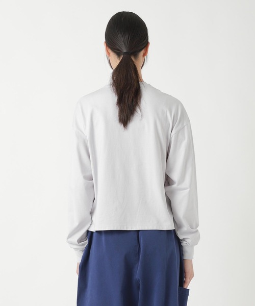 ZUCCa(ズッカ)の「BOUQUET T / カットソー(Tシャツ/カットソー・レディース・ライトグレー/ベージュ/ダークグレー・M size)」の5枚目の写真