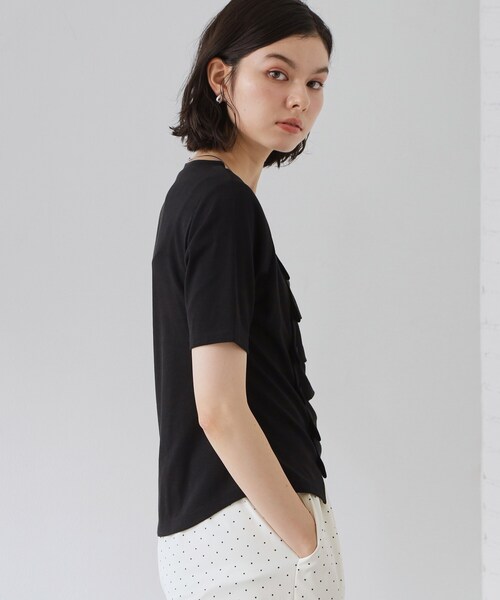 THE SHOP TK (ザ ショップ ティーケー )の「フロントタックカットソー(Tシャツ/カットソー・レディース・ブラック/グレー/オフホワイト・12/13)」の18枚目の写真