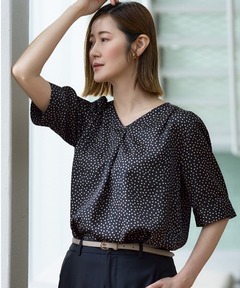 セール】Vneck Dot Blouse（シャツ/ブラウス）｜anuke（アンヌーク）の 