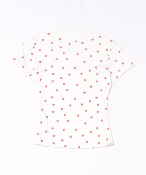HALEY PESCA(ヘーリーペスカ)の「HALEY PESCA/ハートドット半袖Tシャツ(Tシャツ/カットソー・レディース・ホワイト・SMALL/MEDIUM)」の2枚目の写真
