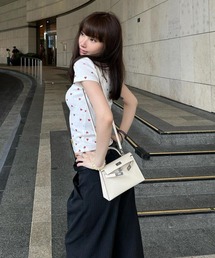 HALEY PESCA/ハートドット半袖Tシャツ