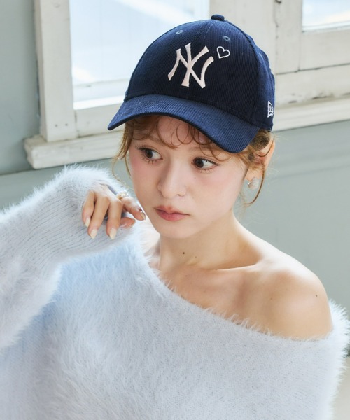Olu.（オルドット）の「【NEW ERA/Olu.別注カラー】9FORTYキャップ（キャップ・レディース・ネイビー/グレー/ライトブラウン/ライトベージュ・FREE）」の4枚目の写真