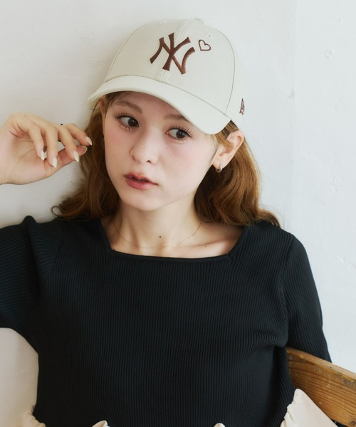 Olu.（オルドット）の「【NEW ERA/Olu.別注カラー】9FORTYキャップ（キャップ・レディース・ネイビー/グレー/ライトブラウン/ライトベージュ・FREE）」の3枚目の写真