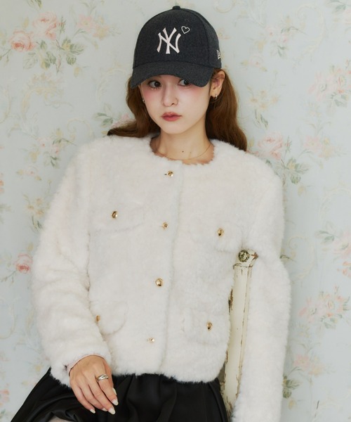 Olu.（オルドット）の「【NEW ERA/Olu.別注カラー】9FORTYキャップ（キャップ・レディース・ネイビー/グレー/ライトブラウン/ライトベージュ・FREE）」の14枚目の写真