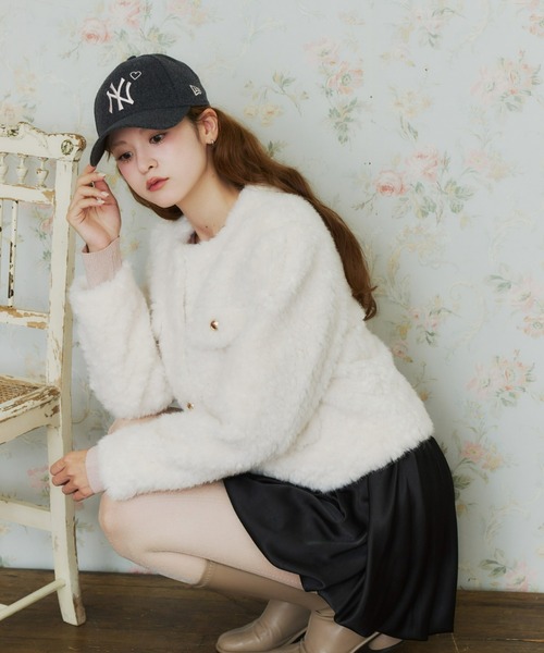 Olu.（オルドット）の「【NEW ERA/Olu.別注カラー】9FORTYキャップ（キャップ・レディース・ネイビー/グレー/ライトブラウン/ライトベージュ・FREE）」の15枚目の写真