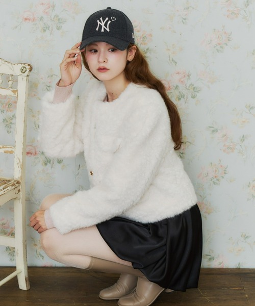 Olu.（オルドット）の「【NEW ERA/Olu.別注カラー】9FORTYキャップ（キャップ・レディース・ネイビー/グレー/ライトブラウン/ライトベージュ・FREE）」の16枚目の写真