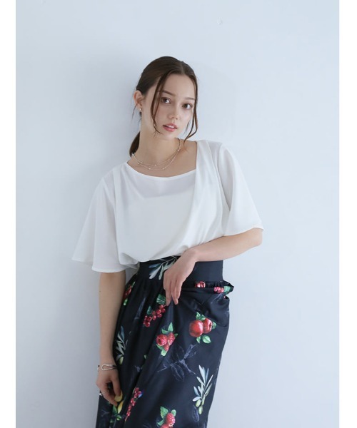 fifth(フィフス)の「【shieセレクト】変形ドレーププルオーバー(シャツ/ブラウス・レディース・ブラック/ブルーグレー/ホワイト・M)」の8枚目の写真