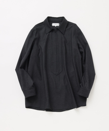【FOLL / フォル】sp130s wool flunnel pullover shirt