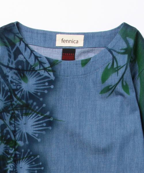 YOKANG ワンピース デニム デニムシャツワンピース クロトンアロエ×pokke月柄 – YOKANG