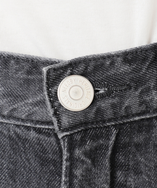 NEEDBY heritage(ニードバイヘリテージ)の「【NEEDBY heritage/ニードバイ ヘリテージ】 ENA(デニムパンツ・レディース・ブラック・26/25/24)」の12枚目の写真