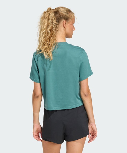 adidas(アディダス)の「Les Mills ムーバーズ グラフィック Tシャツ / アディダス adidas(Tシャツ/カットソー・レディース・グリーン・X-LARGE/X-SMALL/MEDIUM/SMALL/3XL/LARGE/XX-LARGE)」の2枚目の写真