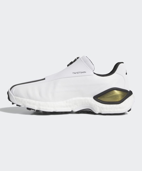 adidas(アディダス)の「コードカオス 27 ボア スパイクレス ゴルフシューズ / CODECHAOS 27 BOA SPIKELESS GOLF SHOES【adidas Golf/アディダスゴルフ】(スニーカー・レディース・ホワイト×ブラック・22.5cm/23.5cm/24.5cm/25.5cm/23.0cm/24.0cm/25.0cm/26.0cm/22.0cm)」の6枚目の写真