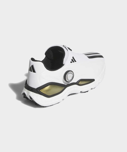 adidas(アディダス)の「コードカオス 27 ボア スパイクレス ゴルフシューズ / CODECHAOS 27 BOA SPIKELESS GOLF SHOES【adidas Golf/アディダスゴルフ】(スニーカー・レディース・ホワイト×ブラック・22.5cm/23.5cm/24.5cm/25.5cm/23.0cm/24.0cm/25.0cm/26.0cm/22.0cm)」の5枚目の写真