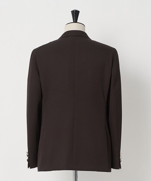 UNITED ARROWS(ユナイテッドアローズ)の「ギャバジン ダブル 4ボタン ブレザー SーMODEL(テーラードジャケット・メンズ・ダークブラウン/ブラック・50/46/48)」の13枚目の写真